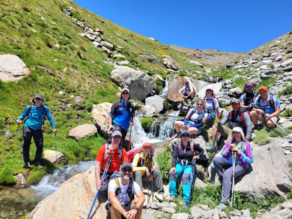 Foto de grupo río Mulhacén