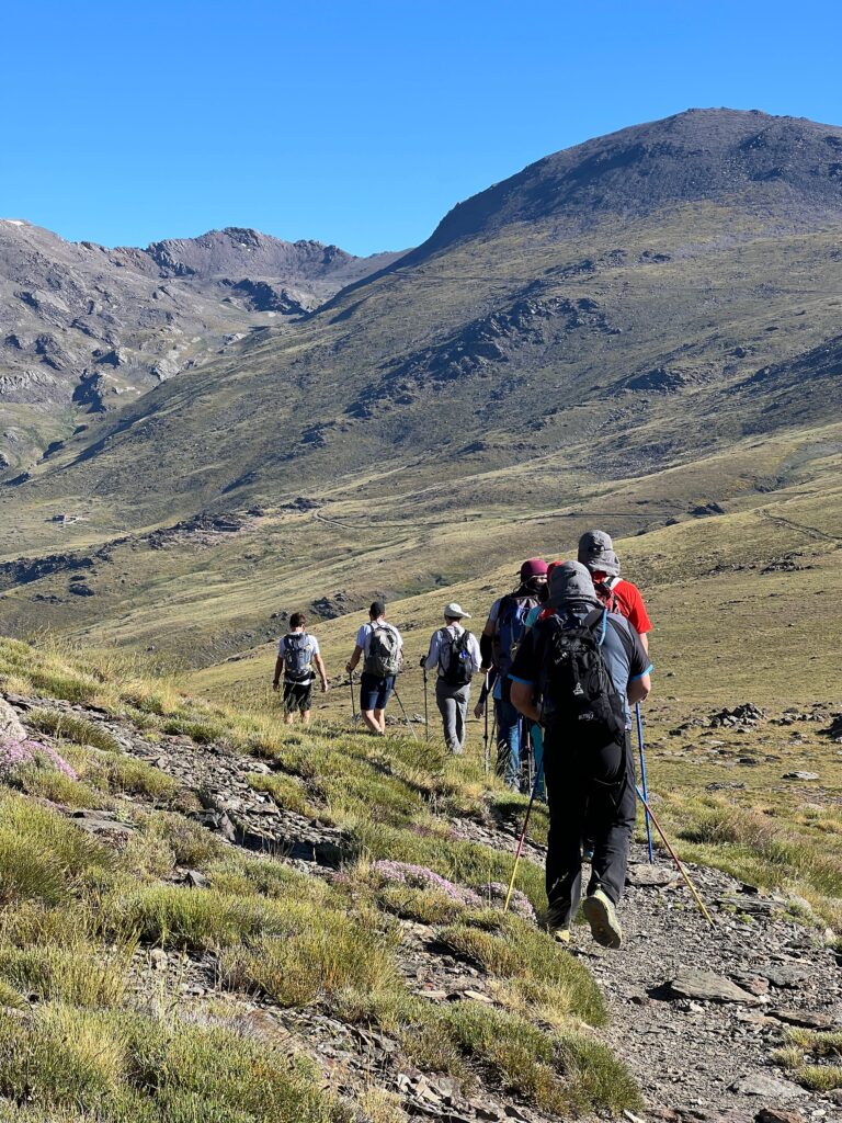 Inicio subida Mulhacén Sur